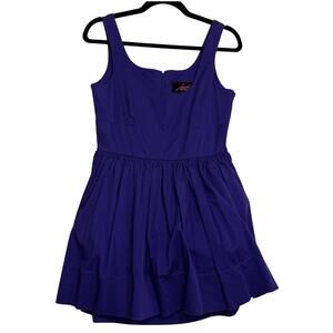 Jack BB Dakota Mini Babydoll Dress Sz M Pleated Empire Waist Y2K Balletcore Twee